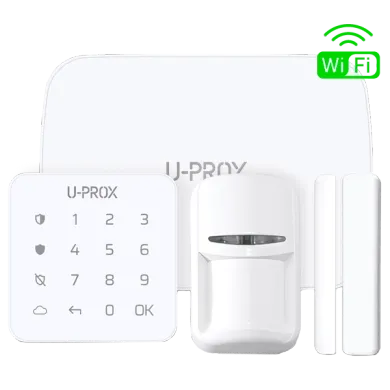 Комплект бездротової охоронної сигналізації U-Prox MP WiFi kit (Білий) 99-00013685 фото