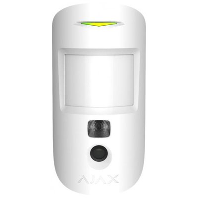 Датчик сповіщення руху з камерою Ajax MotionCam EU (Білий) 99-00005564 фото
