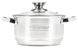 Набор посуды Hölmer CS-1851-SS (3 кастрюли с крышкой 1,5л/2л/2,7л, ковш с крышкой 1,5л) R_18008 фото 11