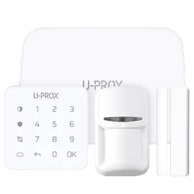 Комплект бездротової охоронної сигналізації U-Prox MP kit (Білий) 99-00013686 фото