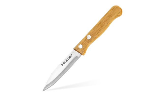 Кухонный нож для чистки овощей Hölmer KF-718512-PW Natural R_18237 фото