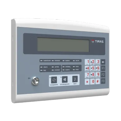 Прилад приймально-контрольний пожежний (ППКП) Tiras "Тірас-16.128П" 99-00006188 фото