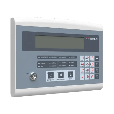 Прилад приймально-контрольний пожежний (ППКП) Tiras "Тірас-16.128П" 99-00006188 фото