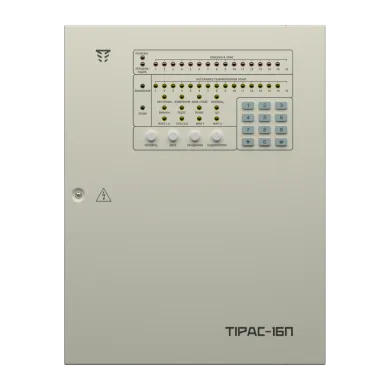Прилад приймально-контрольний пожежний (ППКП) Tiras "Тірас-16П" 99-00005511 фото