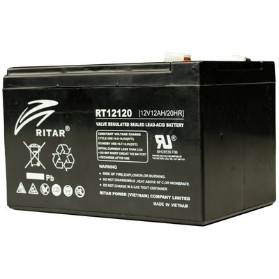 Акумуляторна батарея Ritar RT12120 12В 12 А*г 99-00012175 фото