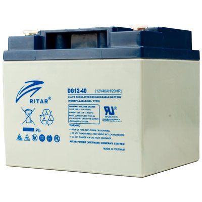 Акумуляторна батарея Ritar DG12-40 12В 40 А*г 99-00012177 фото