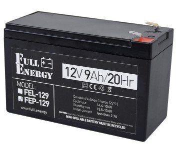 Акумуляторна батарея Full Energy FEP-129 12В 9 А*г 99-00006346 фото