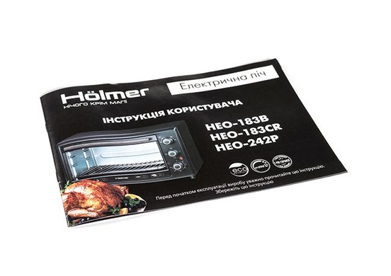 Електрична піч Hölmer HEO-183B (1800 Вт. 35 л.) R_15756 фото