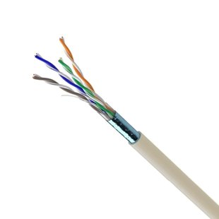 Кабель витая пара ЗЗКМ (FTP медь безгалоговая LSZH) Cat. 5e F/UTP LSZH 4х2х24 AWG (7091004) бухта 305м. 99-00007349 фото