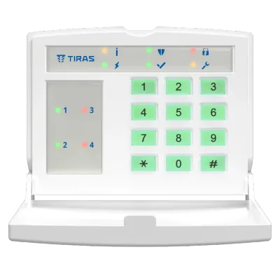 Клавиатура Tiras K-LED4 (Белый) 99-00005551 фото