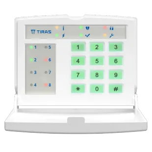 Клавиатура Tiras K-LED8 (Белый) 99-00005550 фото