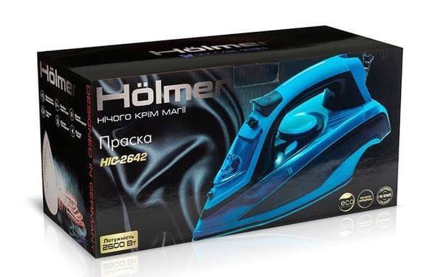 Праска H&ouml;lmer HIC-2642 (2600 Вт, керамічна підошва, об&rsquo;єм резервуара для води 420 мл) R_018222 фото