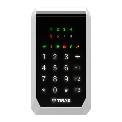 Бездротова сенсорна клавіатура TIras X-Pad (Чорний) 99-00010053 фото