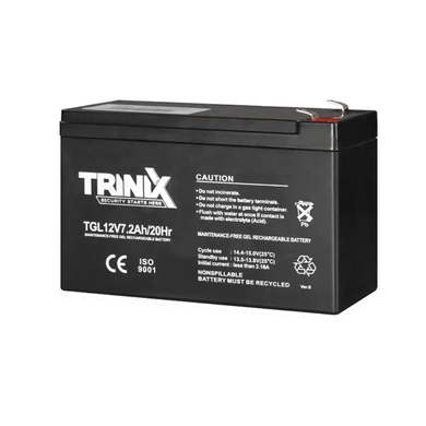 Акумуляторна батарея гелева Trinix TGL12V7.2Ah/20Hr GEL  (44-00060) 99-00020693 фото