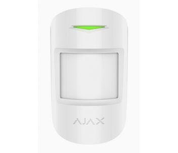 Датчик оповещения движения с микроволновым сенсором Ajax MotionProtect Plus (Белый) 99-00000665 фото